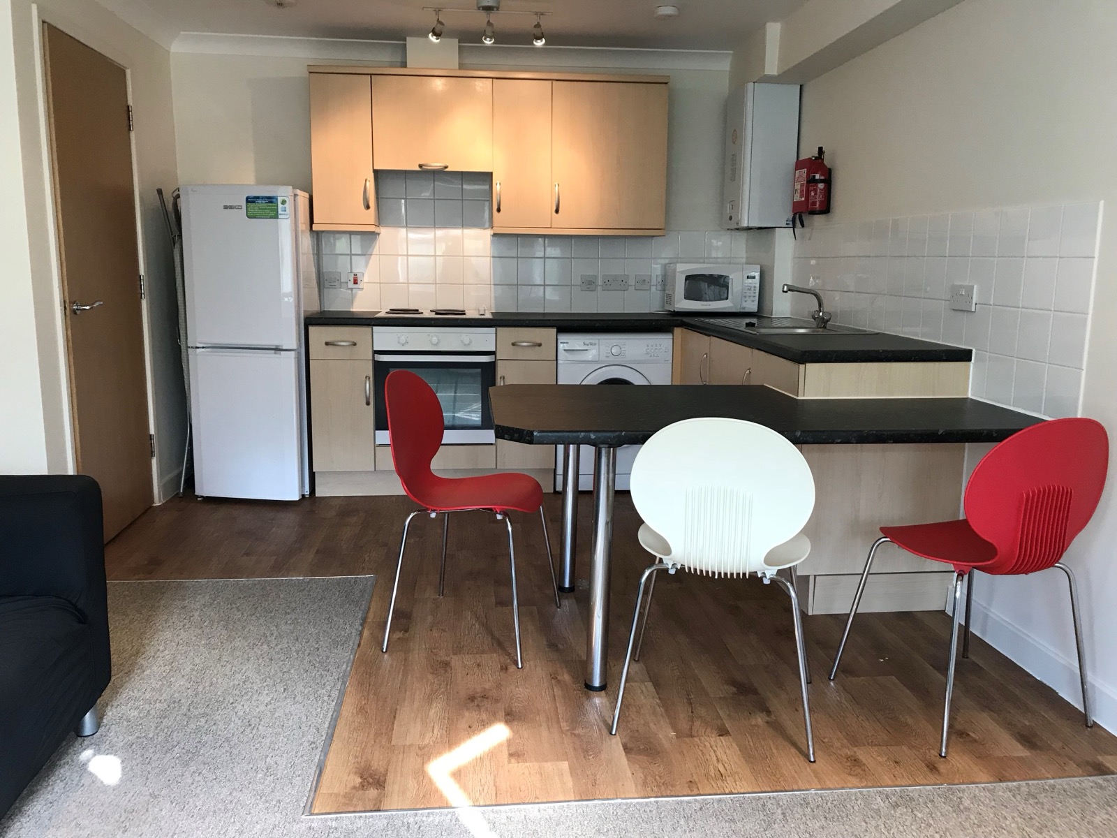 Kitchen, Flat 3 Conel Court