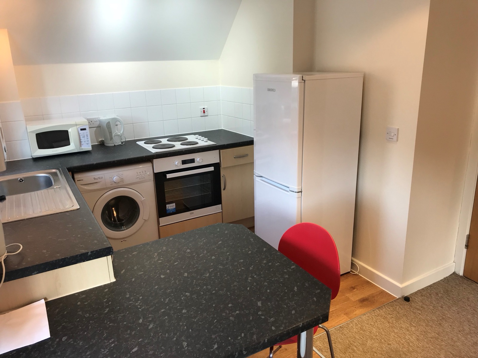 Kitchen, Flat 6 Conel Court