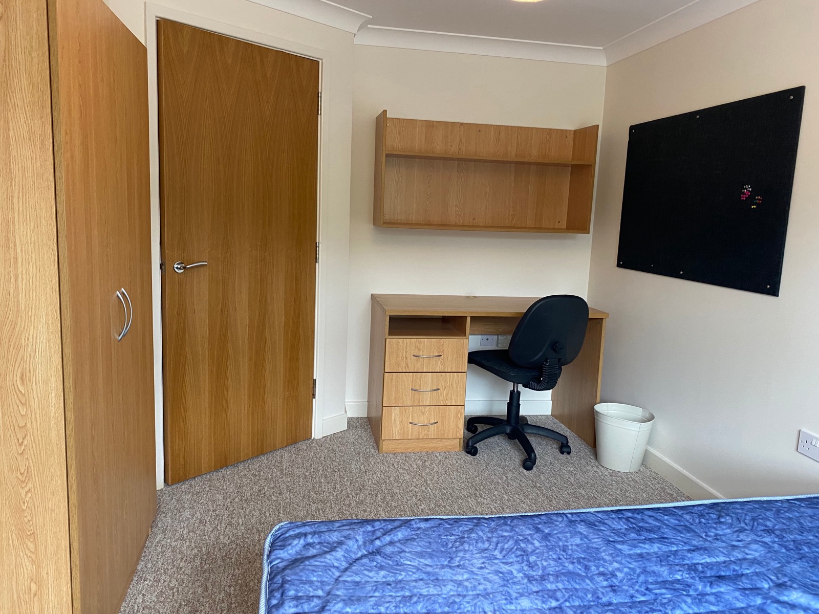 Bedroom study space, Flat 7 Conel Court