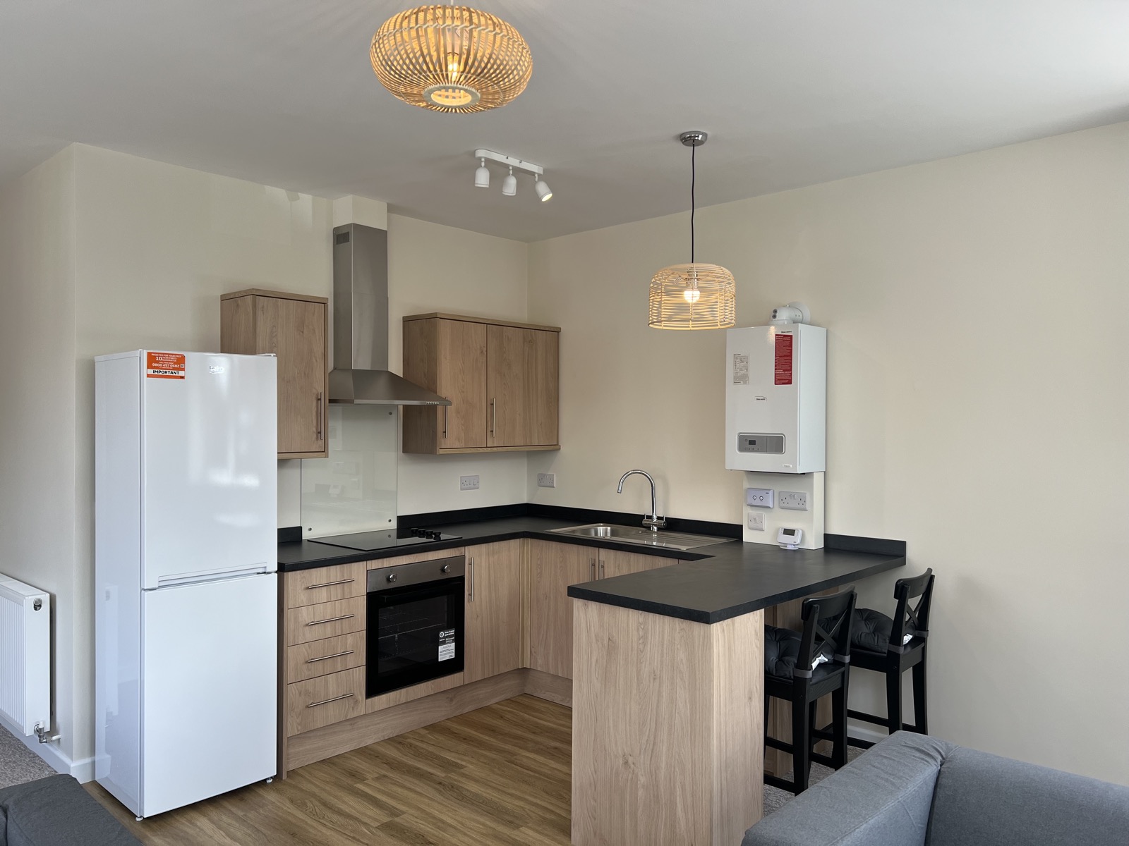 Kitchen, Flat 10 Richmond Court