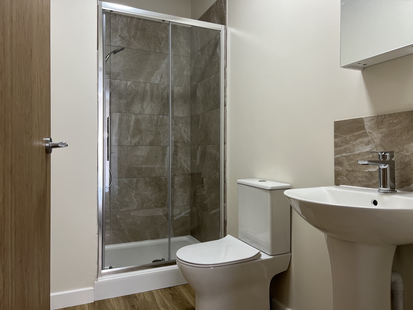 Shower room, Flat 12 Richmond Court