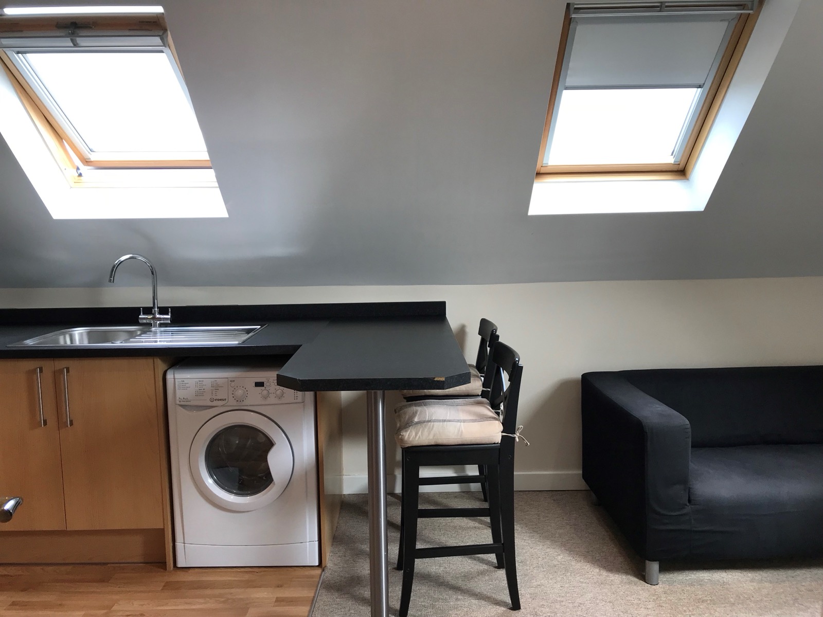 Kitchen and living area, Flat 6 Richmond Court